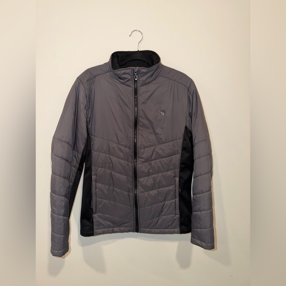 Spyder stealth hybrid puffer jacket